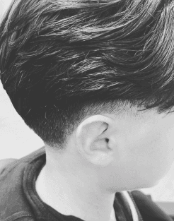 Herrklippning — clean fade